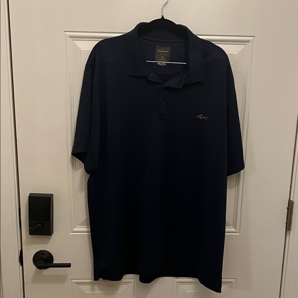 Greg Norman Collection Dark Blue Polo Shirt